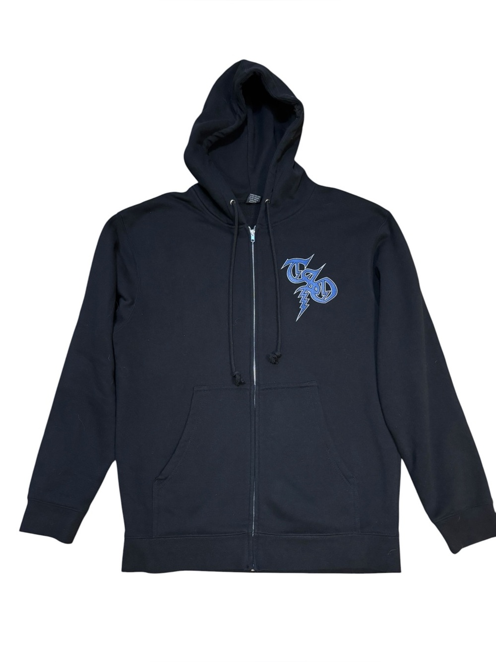 Trans-Siberian Orchestra BELIEVEBlack Zip-Up Hoodie with pockets size M